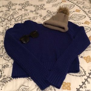 Sweater with zip up back!